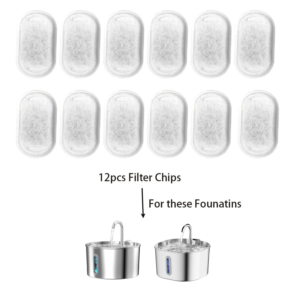 2.2L Automatic Water Fountain Stainless Steel Pet Water Feeder Cat/Dog Drink Bowl Water Dispenser Silent with Window